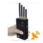 Handheld Cell Phone Jammer + Wifi Blocker with Cooling Fan - 15 Meters