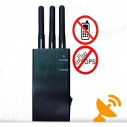 Portable 5 Band CDMA Cell Phone Jammer + Wireless Video Blocker