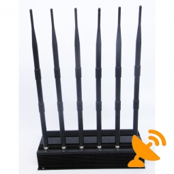 UHF/VHF Jammers : 6 Antenna VHF, UHF, Cell phone jammer