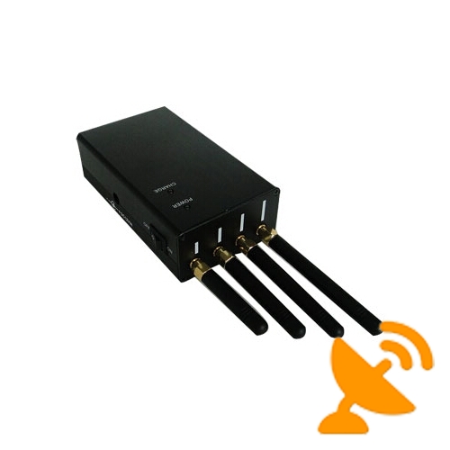 High Power 3W Portable Mobile Phone + Wifi Signal Jammer - Click Image to Close