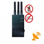 Portable GPS Blocker + GSM,CDMA,DCS,PHS Cell Phone Jammer