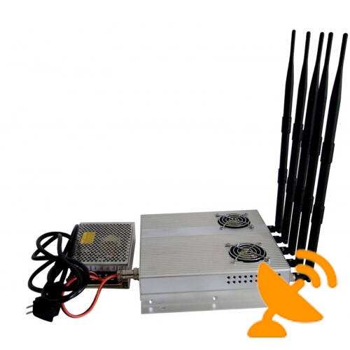 25W High Power Jammer Gsm 3g + Wifi Jammer 60 Meters - Click Image to Close