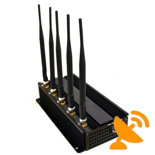 High Power Wall Mounted Cell Phone and Wifi Jammer - Click Image to Close