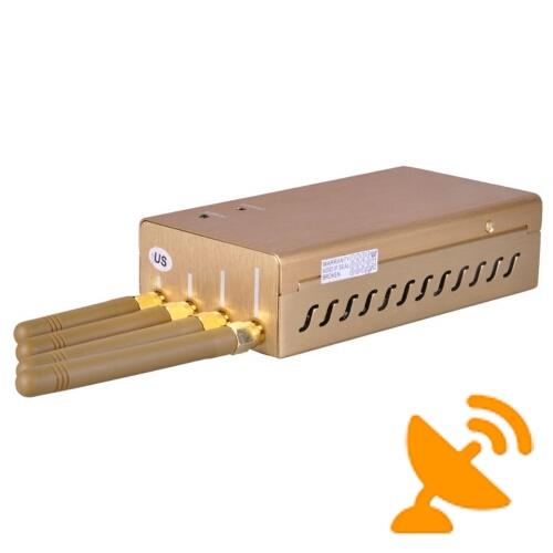 2W Portable Cell Phone GPSL1 Jammer Signal Blocker - 15 Meters - Click Image to Close