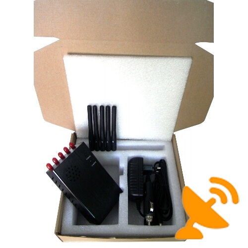 3W Portable 3G Cell Phone & UHF & Wifi Blocker - Click Image to Close