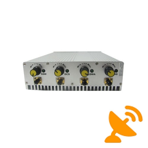 10W CellPhone Jammer - GSM CDMA DCS 3G Signal 40 Meters - Click Image to Close