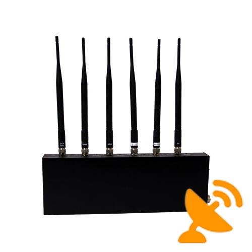 6 Antennas Wifi + 3G GSM Cell Phone Jammer - Click Image to Close
