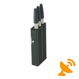 Mini Portable GPS Jammer 1500MHz-1600MHz + Cell Phone Jammer