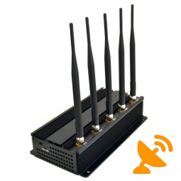 High Power GPS Blocker + Cell Phone Signal Jammer