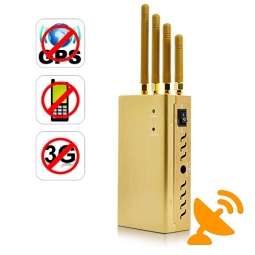 2W Portable Cell Phone GPSL1 Jammer Signal Blocker - 15 Meters