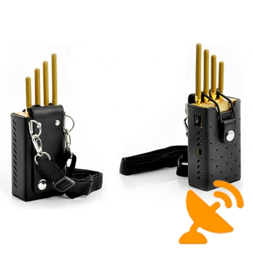 2W Portable Cell Phone GPSL1 Jammer Signal Blocker - 15 Meters - Click Image to Close