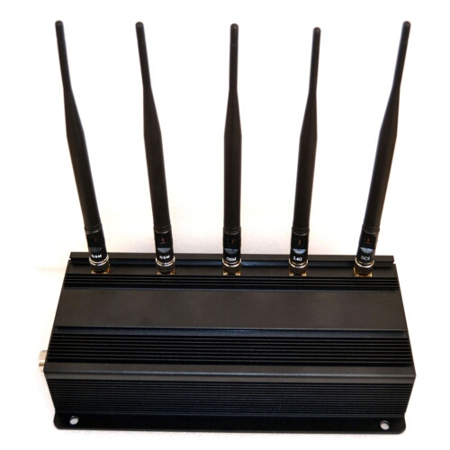 High Power GPS Blocker + Cell Phone Signal Jammer