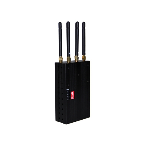 6 Antennas Multifunction Handheld GPS + 4G Cell Phone Jammer