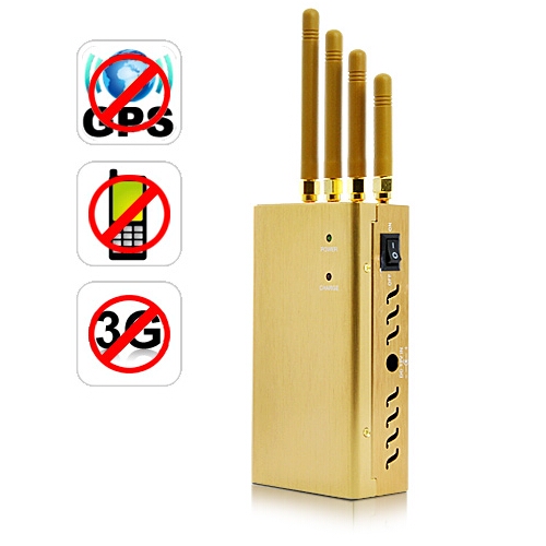 2W Portable Cell Phone GPSL1 Jammer Signal Blocker - 15 Meters