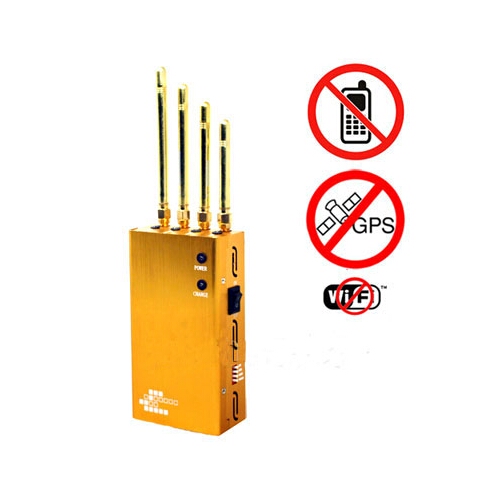 Portable Cell Phone + WiFi + GPS Blocker Jammer