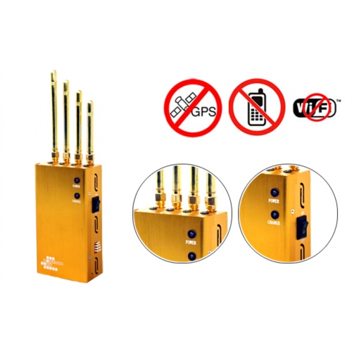 Portable Cell Phone + WiFi + GPS Blocker Jammer