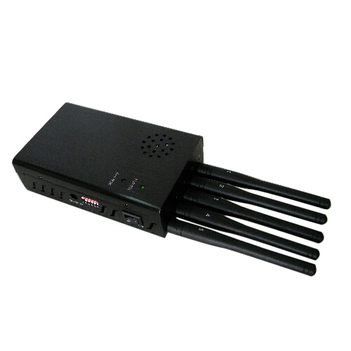 3W Handheld Cell Phone GPS Wifi Jammer with Fan