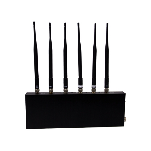 6 Antennas Wifi + Cell Phone Signal Jammer 20 Meters