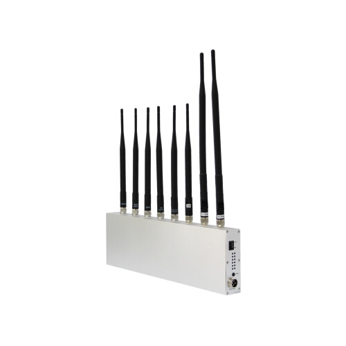 8 Antenna 12W Wifi + GPS + Cell Phone + VHF UHF Signal Scrambler
