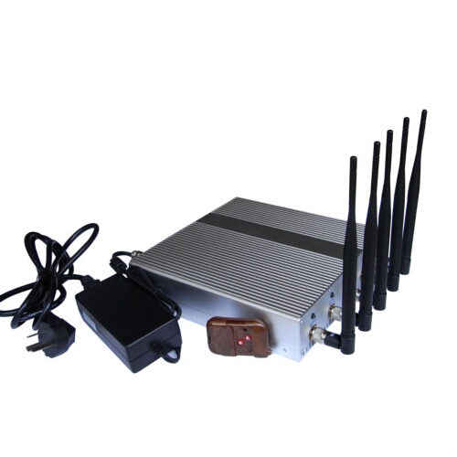 GPS and 3G Cell Phone Jammer with Remote Control