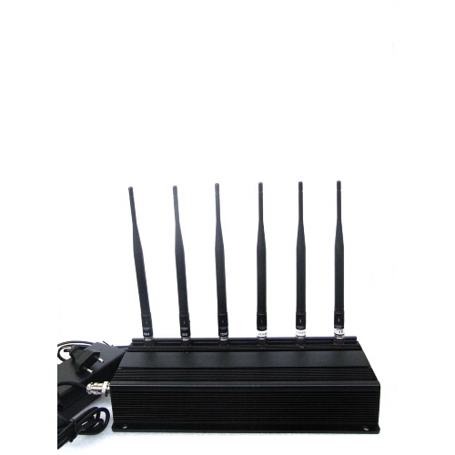 6 Antenna Cellular Phone  & RF 315MHz/433MHz & Wifi Signal Jammer