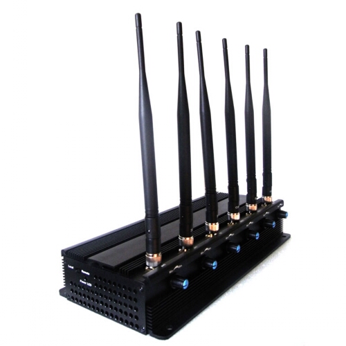 Adjustable 15W High Power Mobile Phone WiFi UHF Signal Jammer